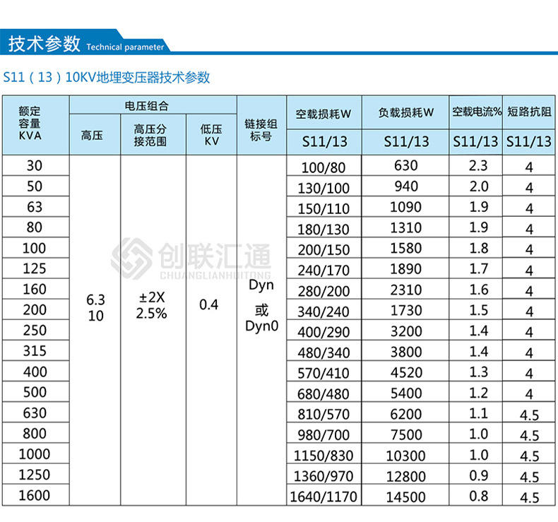 地埋變壓器s11 三相油浸式電力變壓器全銅節(jié)能型規(guī)格齊全廠(chǎng)家直銷(xiāo)示例圖6